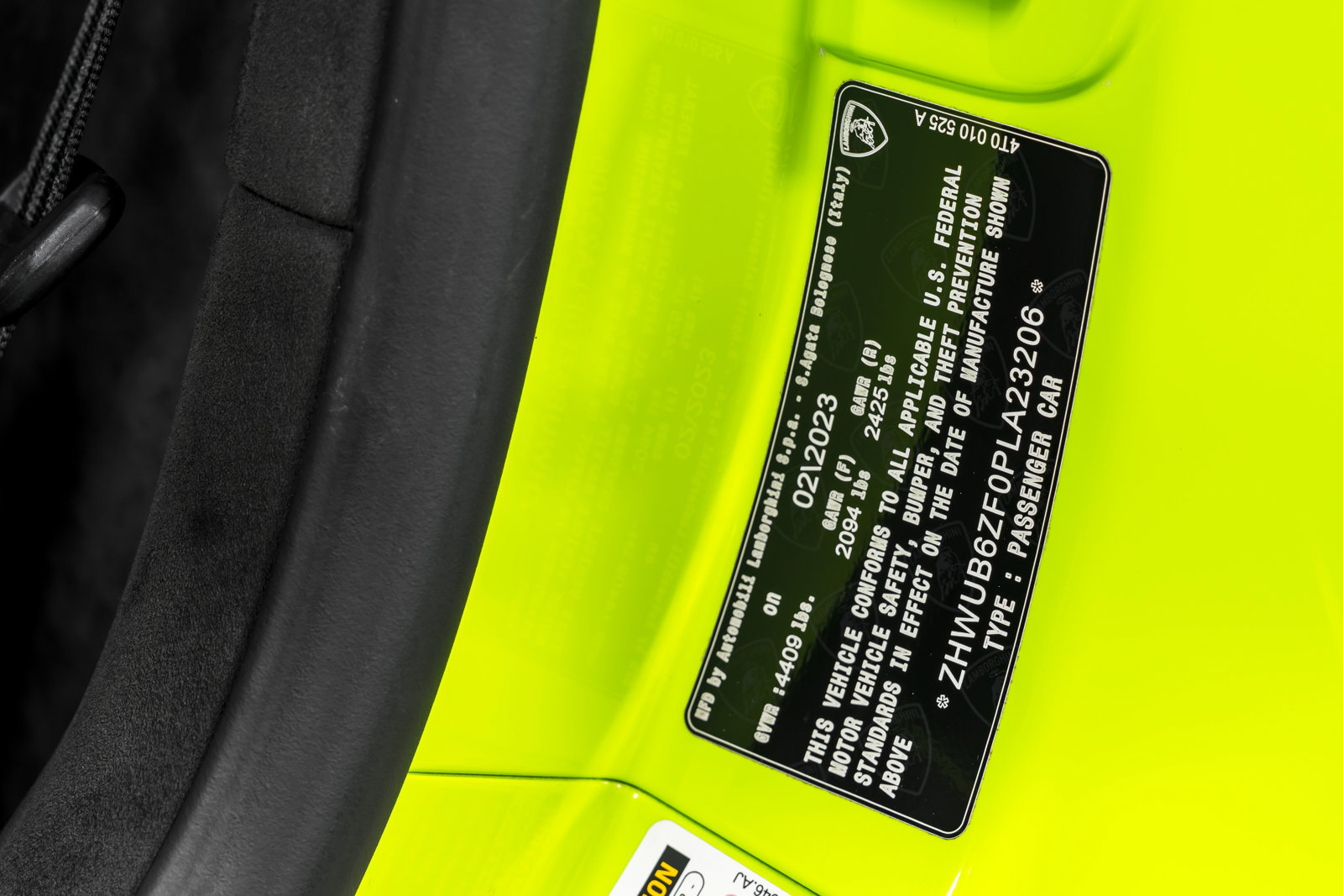 Used 2023 Lamborghini Huracan Tecnica RWD image 11
