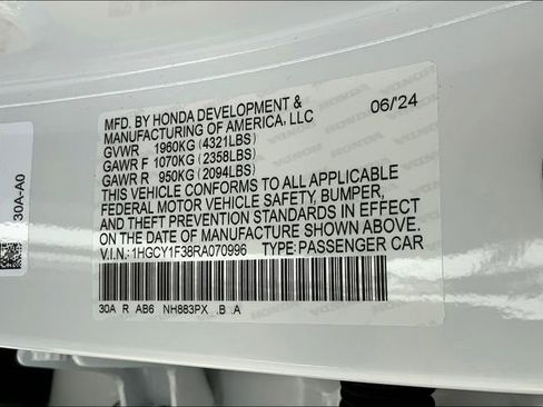 New 2024 Honda Accord EX image 13