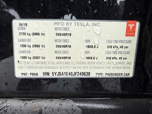Used 2018 Tesla Model S P100D AWD/4WD image 14