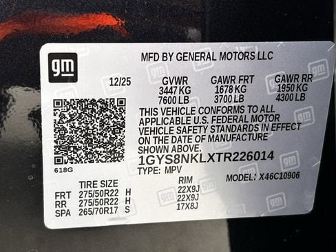 New 2026 Cadillac Escalade ESV Sport w/ LPO, Floor Liner Package image 29