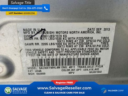 Used 2014 Mitsubishi Outlander Sport ES FWD image 17