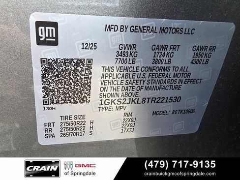 Used 2026 GMC Yukon XL Denali w/ Sun & Power Step Package AWD/4WD image 33