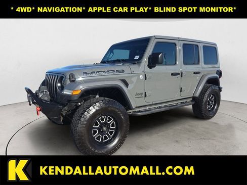Used 2018 Jeep Wrangler Unlimited Sahara w/ Quick Order Package 24M Moab AWD/4WD image 1