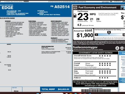 Certified 2023 Ford Edge SEL w/ Convenience Package