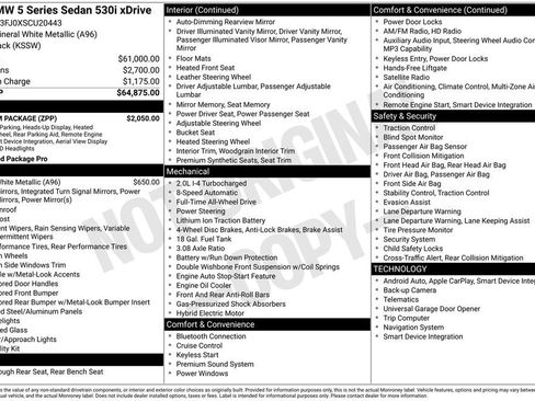 Certified 2025 BMW 530i xDrive w/ Premium Package image 5