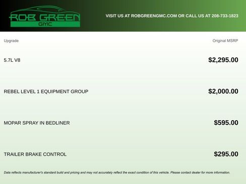 Used 2021 RAM 1500 Rebel w/ Rebel Level 1 Equipment Group image 5