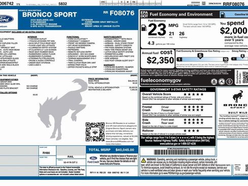 Used 2024 Ford Bronco Sport Badlands image 4