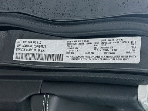 New 2025 Jeep Grand Cherokee L Limited w/ Luxury Tech Group II image 19