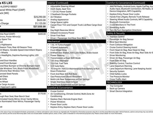 Certified 2023 Kia K5 LXS FWD image 17