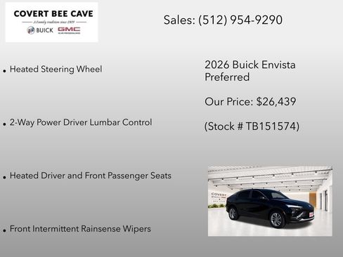 New 2026 Buick Envista Sport Touring w/ Convenience I Package FWD image 25