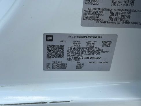 Used 2021 GMC Sierra 2500 SLT AWD/4WD image 30