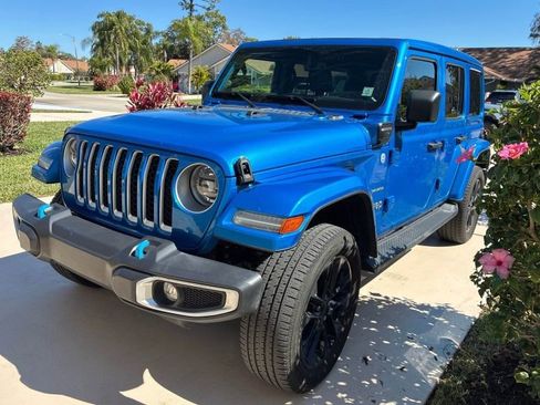 Used 2023 Jeep Wrangler Sahara 4xe image 2
