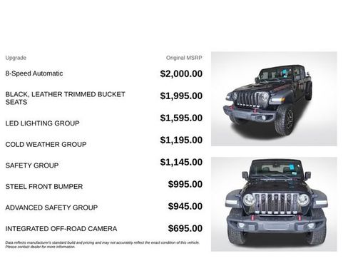 Used 2022 Jeep Gladiator Rubicon w/ LED Lighting Group AWD/4WD image 3