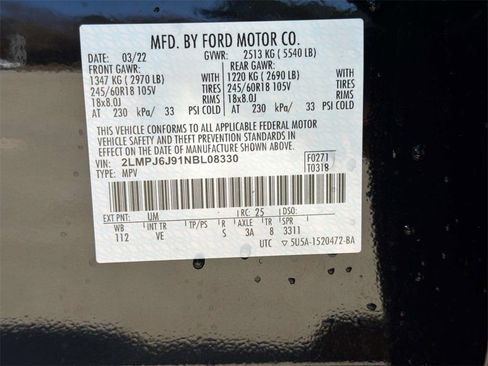 Used 2022 Lincoln Nautilus FWD image 20