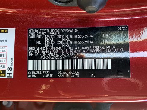 Certified 2022 Lexus RX 350L Premium image 36