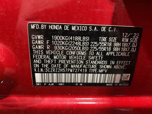 Certified 2023 Honda HR-V Sport image 18