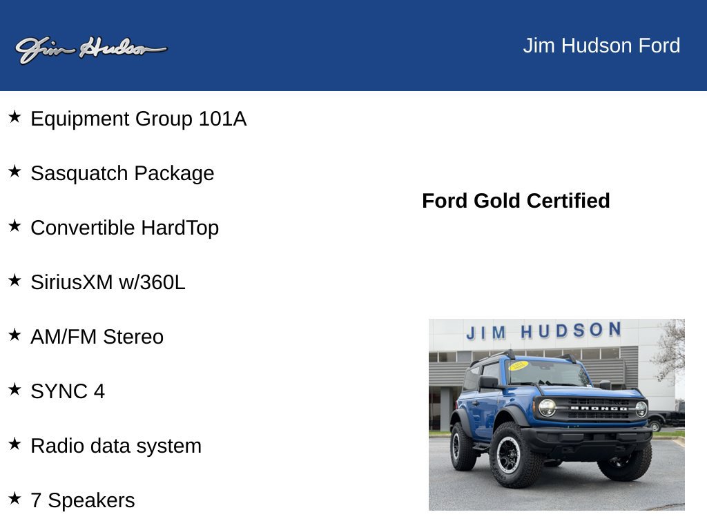 Used 2025 Ford Bronco 2-Door w/ Sasquatch Package AWD/4WD image 12