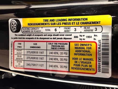 Used 2025 Ford F150 XLT w/ Equipment Group 301A Standard AWD/4WD image 53