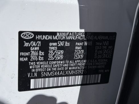 Used 2021 Hyundai Santa Fe Limited image 33