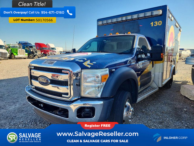 Used 2016 Ford F450 XLT w/ Ambulance Prep Package RWD image 1