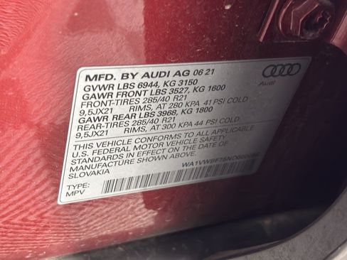 Used 2022 Audi SQ7 Prestige AWD/4WD image 31