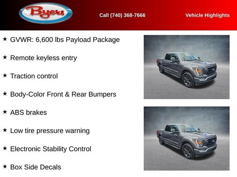 Used 2023 Ford F150 XLT w/ Equipment Group 302A High AWD/4WD image 11