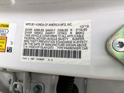 Used 2020 Honda Accord LX image 34