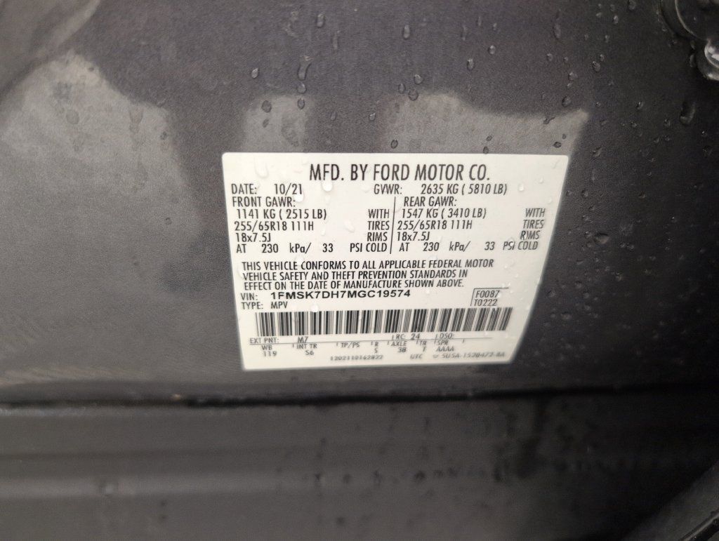 Used 2021 Ford Explorer XLT w/ Equipment Group 202A RWD image 42