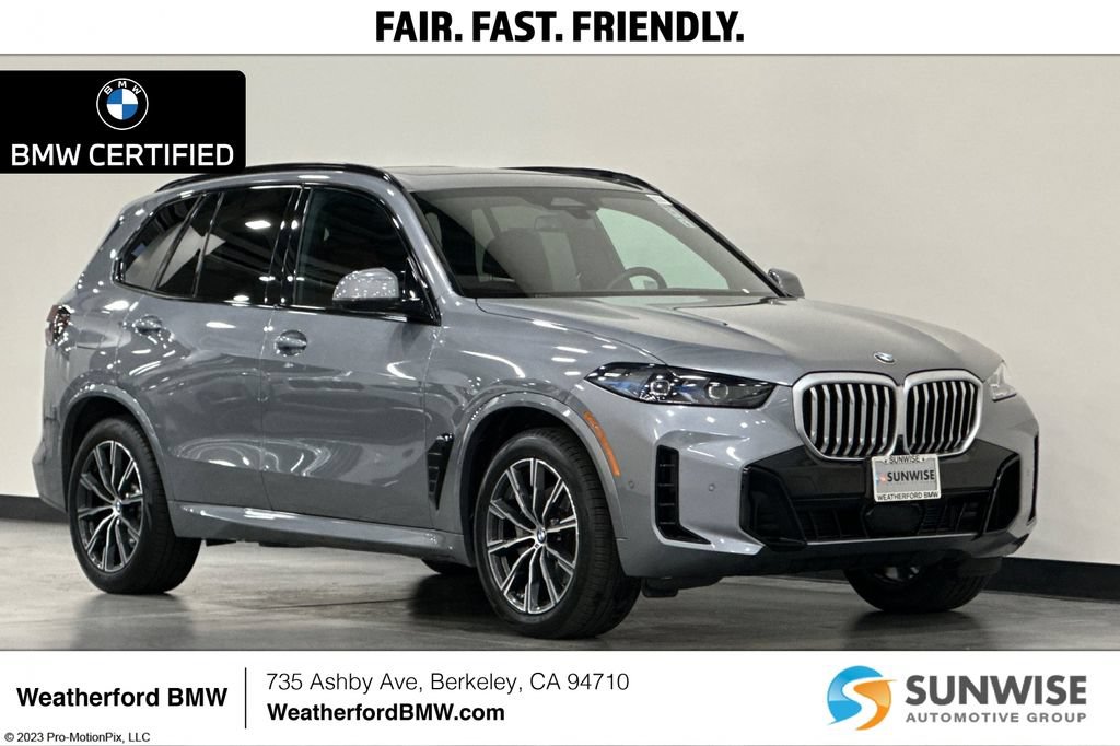 Certified 2024 BMW X5 xDrive40i w/ M Sport Package AWD/4WD image 1