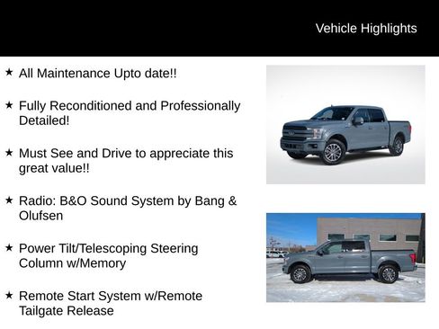 Used 2019 Ford F150 Lariat w/ Equipment Group 502A Luxury image 31