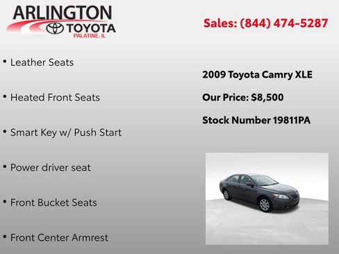 Used 2009 Toyota Camry XLE image 3