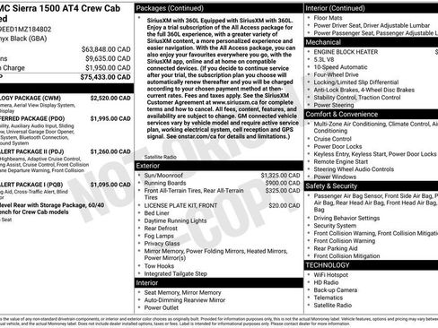 Used 2021 GMC Sierra 1500 AT4 w/ Technology Package AWD/4WD image 40