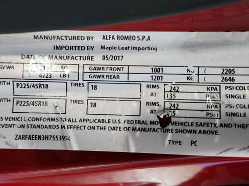 Used 2017 Alfa Romeo Giulia Ti image 52