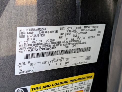 Used 2019 Ford Expedition Limited w/ Equipment Group 301A image 44