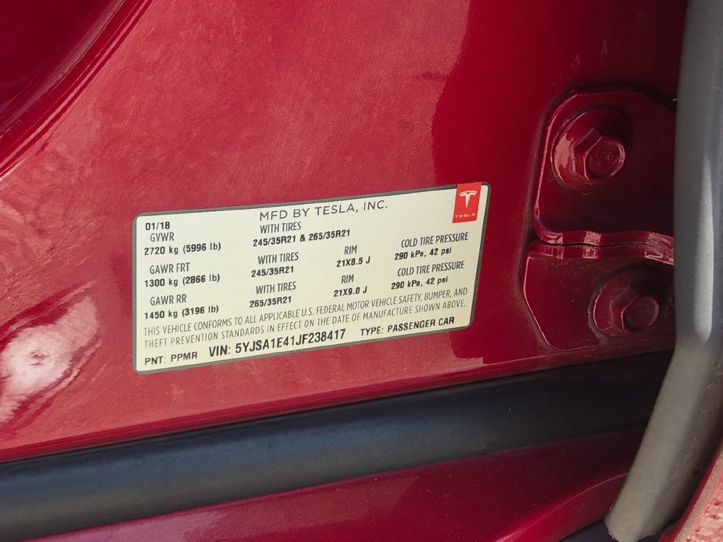 Used 2018 Tesla Model S P100D AWD/4WD image 36