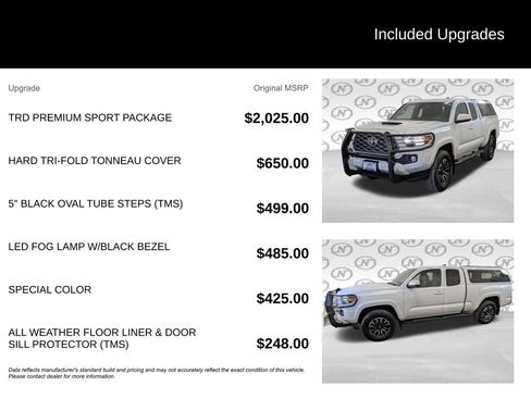 Used 2022 Toyota Tacoma TRD Sport w/ TRD Premium Sport Package AWD/4WD image 3