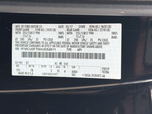 Used 2017 Ford Escape S FWD image 32