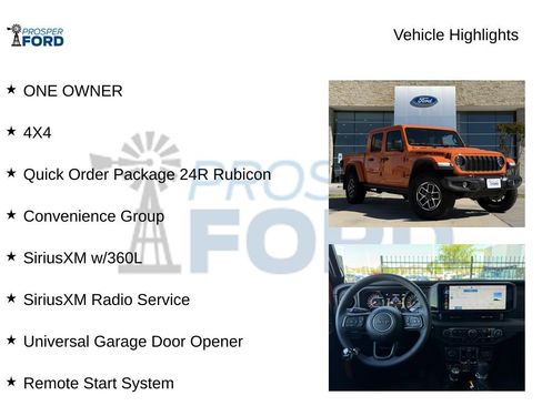 Used 2025 Jeep Gladiator Rubicon w/ Convenience Group AWD/4WD image 5