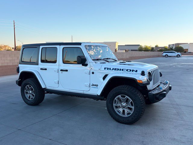 Used 2021 Jeep Wrangler Unlimited Rubicon 4xe w/ Steel Bumper Group AWD/4WD image 4