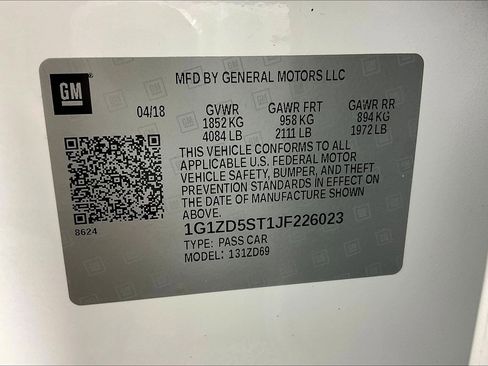 Used 2018 Chevrolet Malibu LT w/ Driver Confidence Package FWD image 18