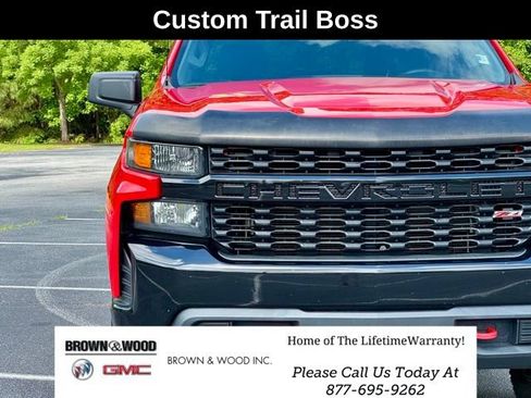 Used 2021 Chevrolet Silverado 1500 Custom Trail Boss w/ LPO, Dark Essentials Package AWD/4WD image 13
