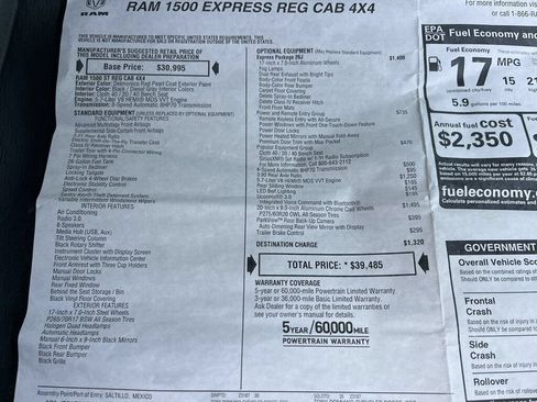 Used 2017 RAM 1500 Express AWD/4WD image 17