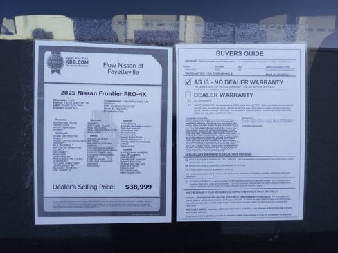 Used 2025 Nissan Frontier PRO-4X image 33