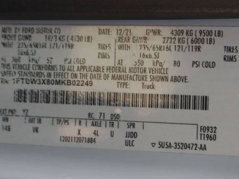 Used 2021 Ford Transit 350 148 High Roof Extended RWD image 46