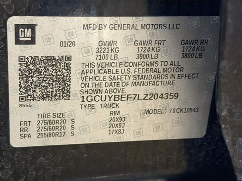 Used 2020 Chevrolet Silverado 1500 Custom w/ Custom Value Package image 12