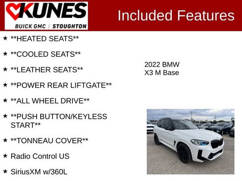 Used 2022 BMW X3 M w/ Competition Package AWD/4WD image 3