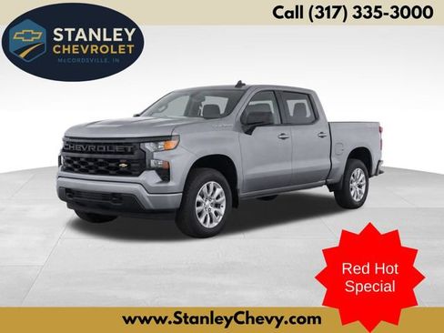 Used 2025 Chevrolet Silverado 1500 Custom AWD/4WD image 1