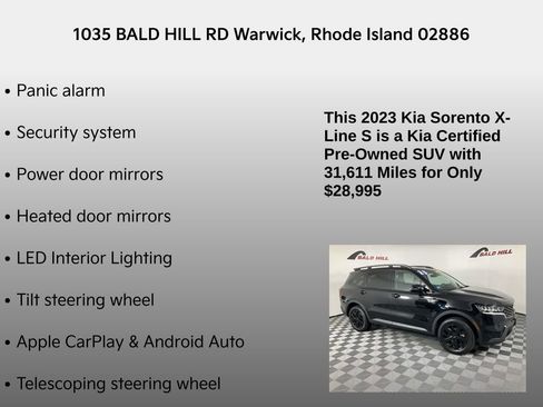 Certified 2023 Kia Sorento S w/ Panoramic Sunroof Package image 20