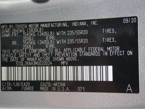 Used 2021 Toyota Highlander XSE FWD image 36