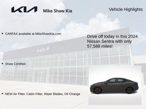 Used 2024 Nissan Sentra SV FWD image 8